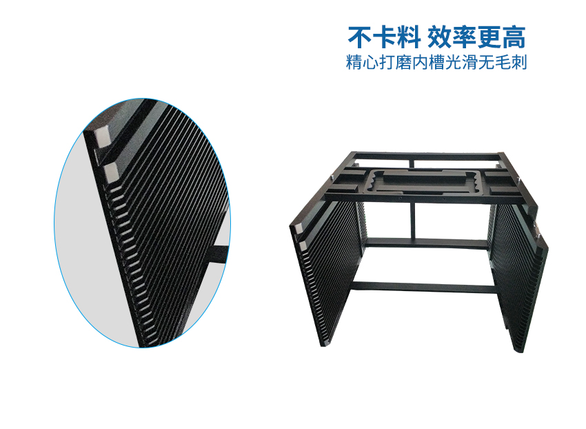 晶圓貼膜框架盒內(nèi)部滑槽細(xì)節(jié)處理